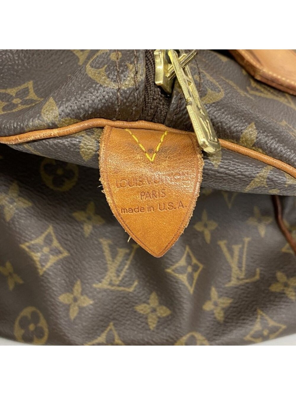 Louis Vuitton Boston Bag Monogram Keepall 50 Brown - Picture 5 of 10